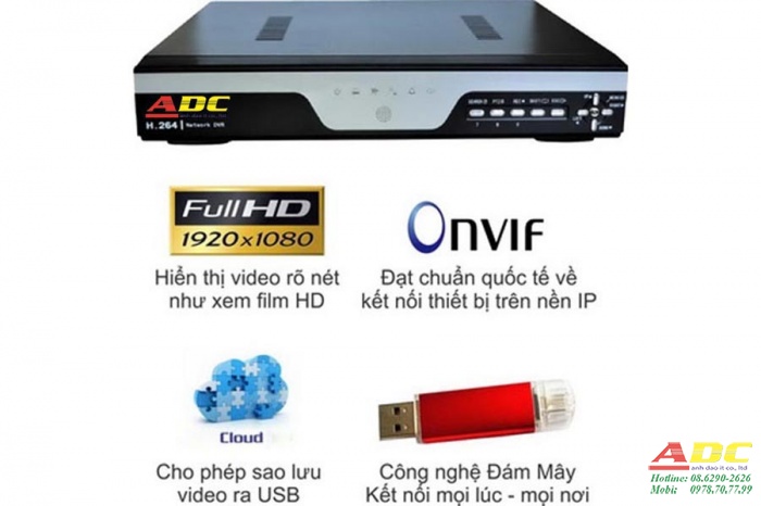 Đầu ghi IP ADC-HD1008